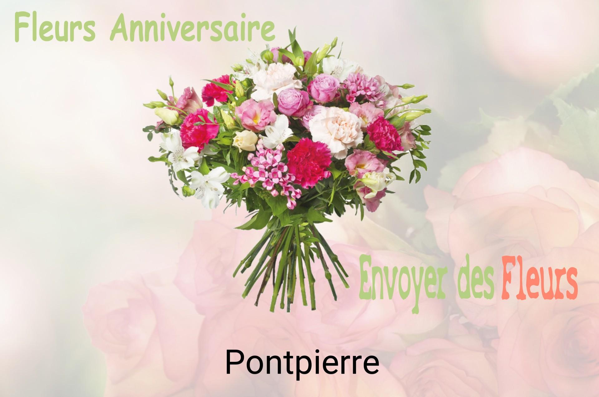 Bouquet de fleurs d’anniversaire livré à Pontpierre